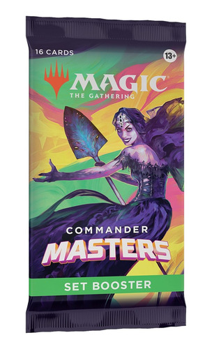 Magic Tg Sobre Set Booster Commander Masters Ingles M4e 