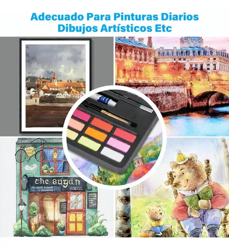 Kit Acuarelas Pintura Acuarela Para Niños 36 Colores