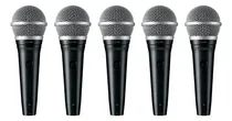 Comprar Kit 5 Micrófonos Shure Pga48-xlr Dinámicos Vocal Cardioides