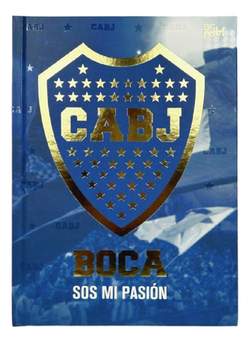 Cuaderno Tapa Dura 16x21 Diseño Exclusivo Boca Juniors