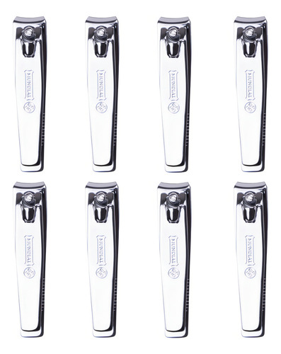 Kit 8 Cortador Unha Maos Flex Aco Carbono Mundial Bc-157cd