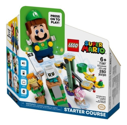 Lego Super Mario - Recorrido Inicial: Aventuras Con Luigi