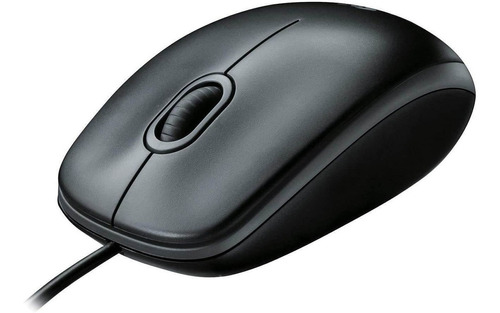 Mouse Óptico Logitech B100 Corded Usb Con Cable Negro