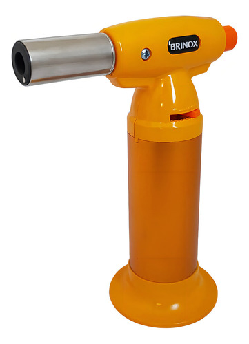 Maçarico Recarregavel Multiuso Brinox Glace Inox 15cm