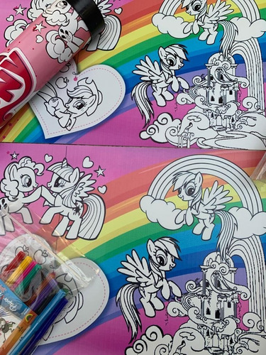 Pintar Lavar Y Volver A Colorear Little Ponny Pequeño Pony