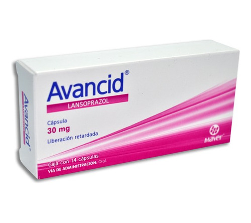 Avancid Lansoprazol 30 Mg C/14 Cápsulas Maver