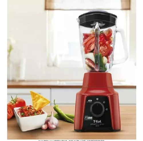 Licuadora T-fal Powermix Ln283fmx Vidrio 550w 110v 1.75lts Color Rojo