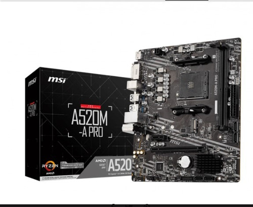 Tarjeta Madre Msi A520m Pro Ryzen Am4 