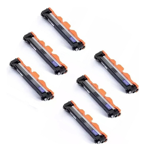 Kit 6 Un Toner Tn1060 Tn1000 Tn1040 Dcp1602 1512 100% Tinta Preto