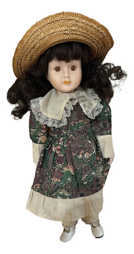 Muñeca Porcelana Alemana Colección Antigua Vintage Año 1950