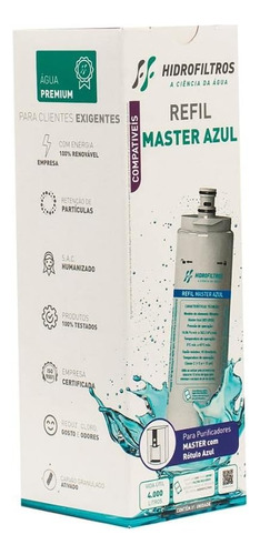 Refil Para Purificadores Masterfrio Rótulo Azul - Original