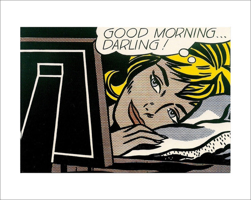 Lamina Fine Art Roy Lichtenstein Good Morning Darling 40x50 