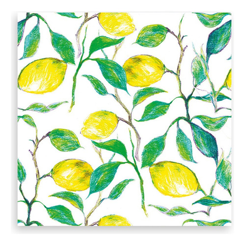 2 Guardanapos Para Decoupage Ambiente Lindos Limões