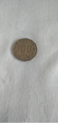 Moneda 100 Escudos 1974  Chile