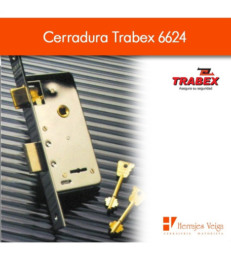 Imagen 3 de 8 de Cerradura Trabex 6624 T.kallay 4003 Prive 200 Candex117 Full