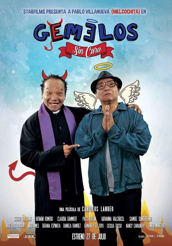 Gemelos Sin Cura - Dvd Pelicula Peruana, Con Melcochita