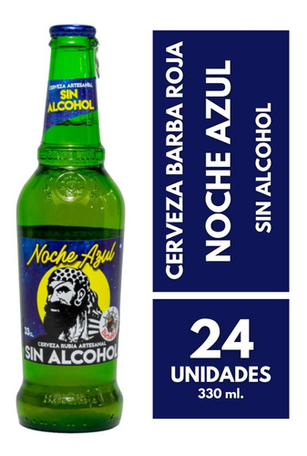 Cerveza Barba Roja Noche Azul Sin Alcohol X 24 X 330ml. --