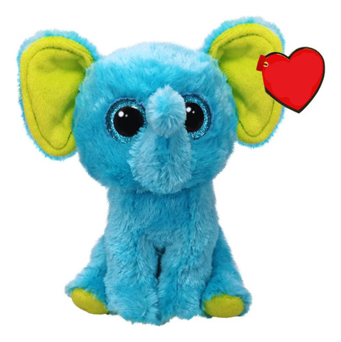 Pelúcia Ty Beanie Boos Trunkles Elefante Azul 16cm