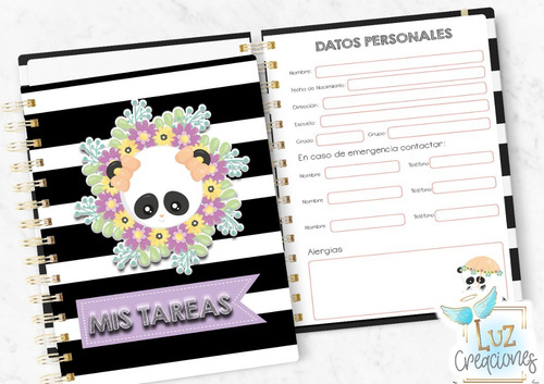Libreta De Tareas Mod. Pandita