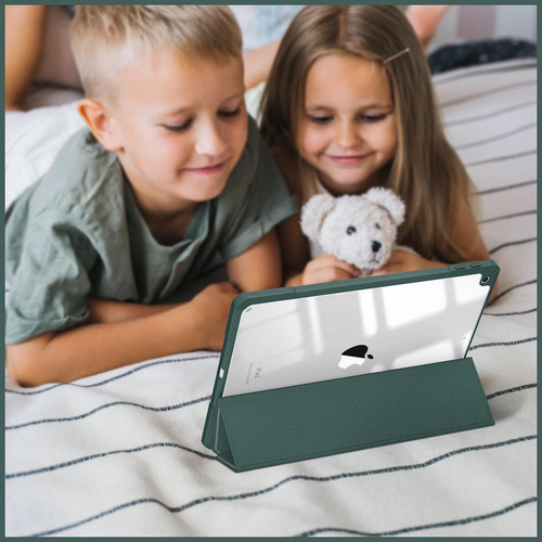Funda Para iPad 10,2 9.a Gen Fintie Transparente Con Tapa