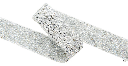 Tiras De Cinta Con Diamantes De Imitación, 2,5 Cm, 5 Yardas,