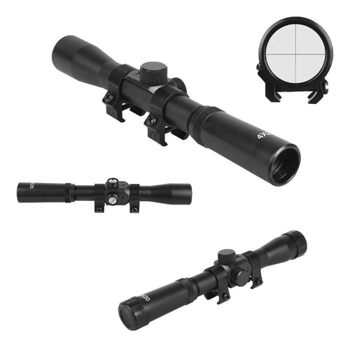 Imagem 2 de 6 de Luneta 4x20 Trilho 11 Mm Carabina Pressão Sniper