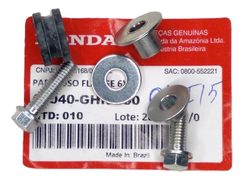 Kit Fixação Da Aba Do Tanque Tornado Xr250 01 A 08 (6 Pçs)