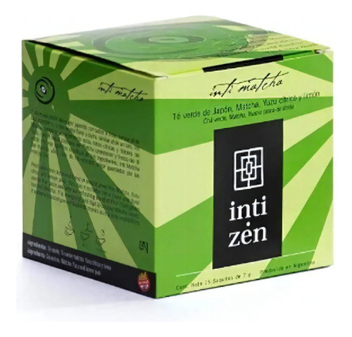 Té Inti Zen - Inti Matcha - 15 Unidades