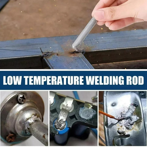 Varillas Para Soldar Aluminio Cobre Baja Temperatura 3 Pzs