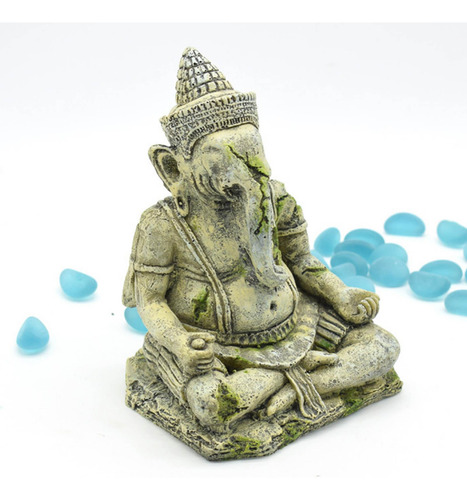 Acuario Decoración Pecera Buddah Estatua Ganapati