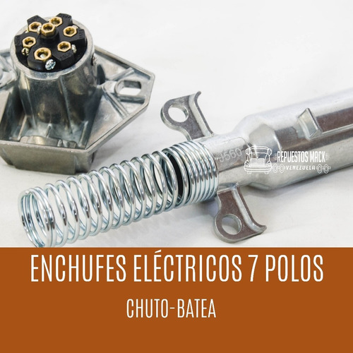 Enchufe Plug 7 Pines Electricos Batea Chuto