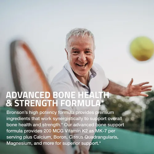 Suplemento Bronson Bone Health & Strength Complex 250 Compri