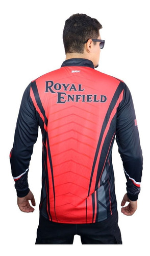 Imagem 2 de 7 de Camiseta Brk Motociclismo Royal Enfield Com Fpu 50+