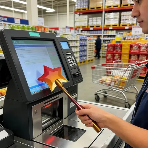 Varita Mágica Para Tarjeta De Crédito – Soporte De Pago Sin Contacto Con Diseño De Estrella Impreso En 3D – Gadget Divertido Para Niños Y Adultos