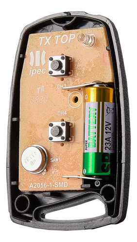 2 Controle Portão Alarme 2 Canais 433,92mhz Longo Alcance
