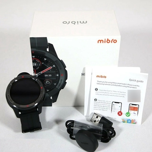 Smartwatch Reloj Inteligente Mibro X1 Sumergible Oxímetro Bt Negro Pantalla: 1,3 Amoled 320 X 320p Autonomia: 14 Dias Mide Oxigeno En Sangre (spo2) Resistencia Al Agua 5 Atm