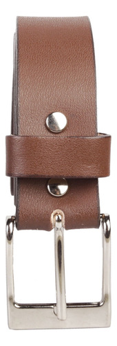 Cinturón 100% Piel Para Hombre Uso Rudo Estilo Casual Negro Marrón Piel Genuina Lisa 44