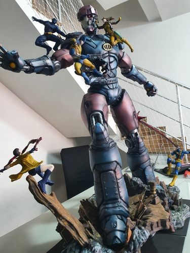 Imagem 3 de 8 de Diorama Sentinela Vs Xmen Feito Em Impressão 3d