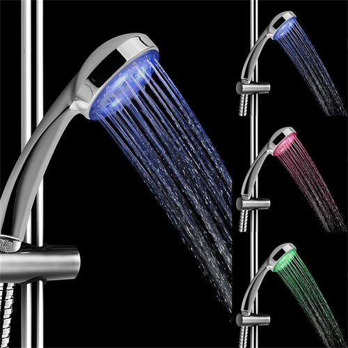 Chuveiro Led K De 3 Cores Automaticamente Sem Baterias. Hand