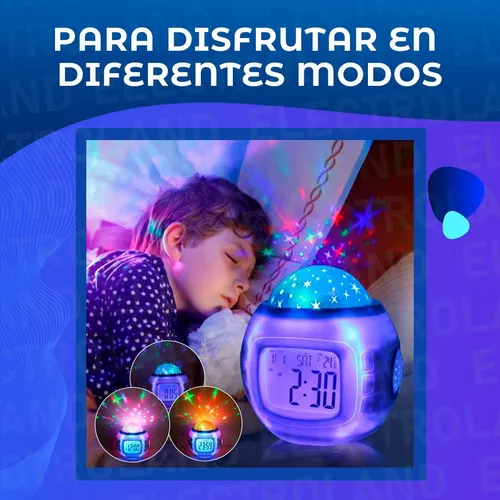 Reloj proyector de estrellas hotsell
