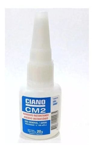  Adhesivo Cianoacrilato Instantaneo Ciano Cm2 20 Gr 