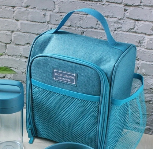 Imagem 5 de 7 de Bolsa Térmica Marmita Lancheira Fitiness Trabalho Escola