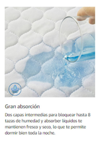 Set 2 Protector Centro De Cama Reusable Lavable - (85 X 95)