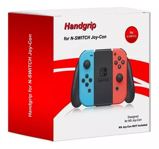 Handgrip Joy Con Nintendo Switch Oled Red Color Rojo neón