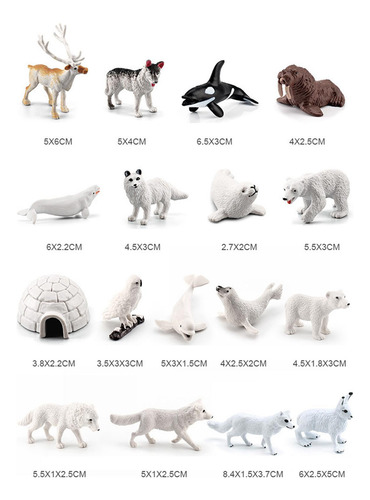 22 Figuras De Animales Marinos, Modelos De Animales Estilo B