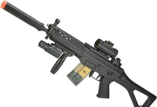Airsoft-fusil-automatico-m4 Elite-electrico-6mm-paintball