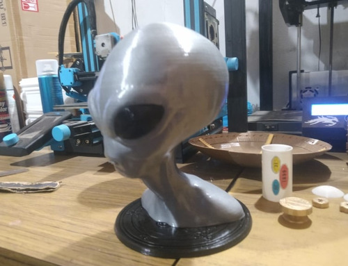 Extraterrestre Busto Aien 20 Cm Impresion 3d Premium