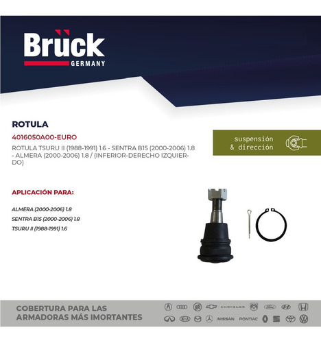 Rotula Sentra 2003 1.8 16v Inf Izq/der 4016050a00
