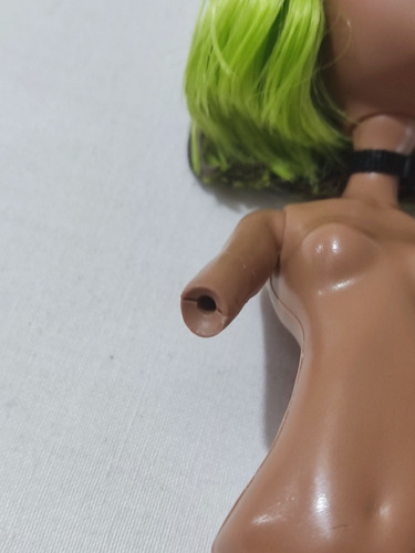 Monster High Mattel 2008, Clawdeen Pelo Verde (incompleta). (Usado)