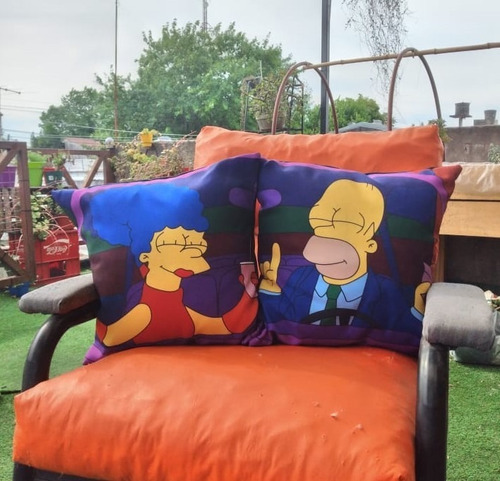 Almohadones Los Simpson Homero Y Marge